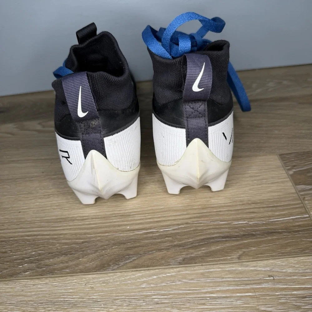 Nike Vapor Edge Pro 360 2 Football Cleats Black White DA5456-001 Panda Sz 10